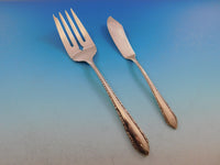 Wildflower by Royal Crest Sterling Silver Flatware Set 12 Service 53 pcs Grille