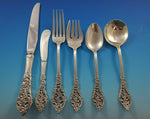 Florentine Lace by Reed & Barton Sterling Silver Flatware Service 12 Set 75 Pcs