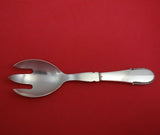 Beaded by Georg Jensen Sterling Silver Salad Serving Fork HH with Steel 7 1/2"