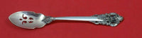 Grande Baroque by Wallace Sterling Silver Olive Spoon Pierced Custom Made 5 3/4"