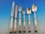 Acropole by Cesa 1882 Italy 800 Silver Flatware Set for 18 Service 115 pc Dinner