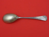 Hermann Konejung German .800 Silver Preserve Spoon Gold Washed with Daisy 7 1/2"