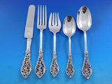 Trianon Pierced by Dominick & Haff Sterling Silver Flatware Set Service for 12