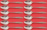 Diamond by Reed and Barton Sterling Silver Teaspoon Set 12 pieces 6"