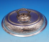 John Grinsell and Sons English Silverplate Vegetable Dish Covered Beaded (#9230)