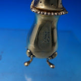 English Sterling Silver Pepper Shaker Vermeil 3 1/8" x 1" 1 ozt. (#6302)