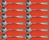 Mount Vernon by Lunt Sterling Silver Bouillon Soup Spoon Narrow Set 12 pc 5 1/8"