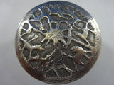 India .800 Silver Box Round with Circling Elephants and Other Animals (#2440)