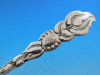 Ailanthus by Tiffany and Co Sterling Silver Berry Spoon Gold Washed Shell 8 7/8"