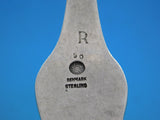 Ornamental #50 by Georg Jensen Sterling Silver Berry Spoon Snail Design 7 3/4"