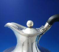 Edward Fernell English Georgian Sterling Silver Wine Ewer Pitcher w/Ebony #5679