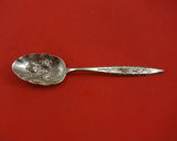 Floral Lace by Lunt Sterling Silver Berry Spoon Roses in Bowl 8 3/8" Serving