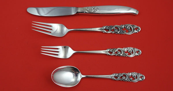 Tele by Mylius Brodrene Norwegian Sterling Silver Dinner 4-pc Setting