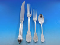 Elysee by Puiforcat French Sterling Silver Flatware Set 12 Dinner Service 96 pcs