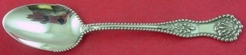 Charles II by Dominick and Haff Sterling Silver Demitasse Spoon Beaded 4 1/4"