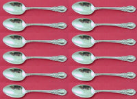 American Victorian by Lunt Sterling Silver Teaspoon Set 12 pieces 5 3/4"
