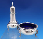 George II by Frank Whiting Sterling Silver Salt Dip Pepper Shaker Set 2pc #8150