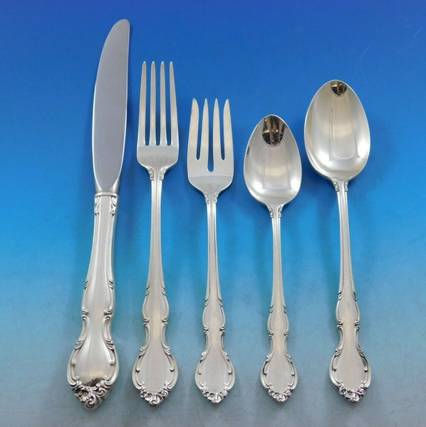 Pirouette by Alvin Sterling Silver Flatware Set for 8 Service 45 pieces