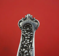 Dresden by Whiting Sterling Silver Sugar Spoon Gold Washed Dated 1900 6"