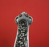 Dresden by Whiting Sterling Silver Sugar Spoon Gold Washed Dated 1900 6"