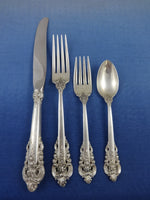 Grande Baroque by Wallace Sterling Silver Flatware Set Service Dinner 66 Pieces