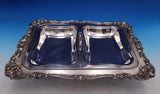 Grande Baroque by Wallace Silverplate Vegetable Server Dish Covered Double #8481