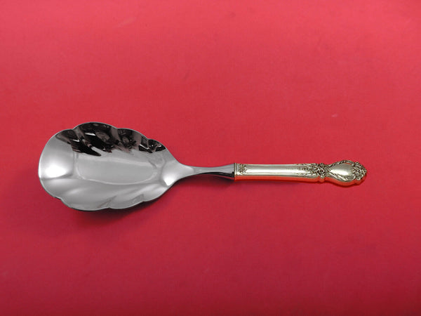 Brocade by International Sterling Silver Rice Spoon Scalloped HH WS Custom