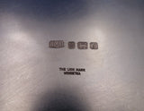 Roberts and Belk English Sterling Silver Tea Tray w/ Handles 67.82 ozt. (#8428)