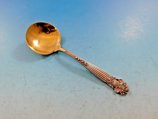 Georgian by Towle Sterling Silver Chocolate Spoon Gold-Washed 4 1/4"