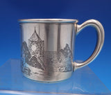 Nursery Rhyme by Blackinton Sterling Baby Cup GW #5624 with Birth Record (#8278)