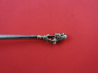 Lion by Gorham Sterling Silver Preserve Spoon w/ 3 dimensional lion figural 7"