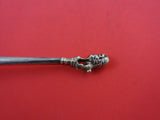 Lion by Gorham Sterling Silver Preserve Spoon w/ 3 dimensional lion figural 7"