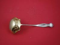 Canterbury by Towle Sterling Silver Oyster Ladle Gold Washed Lobed 10 1/2"