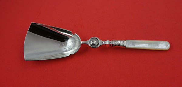 Medallion by Gorham Sterling Cracker Scoop BC rare w/ mother of pearl 9 1/8"