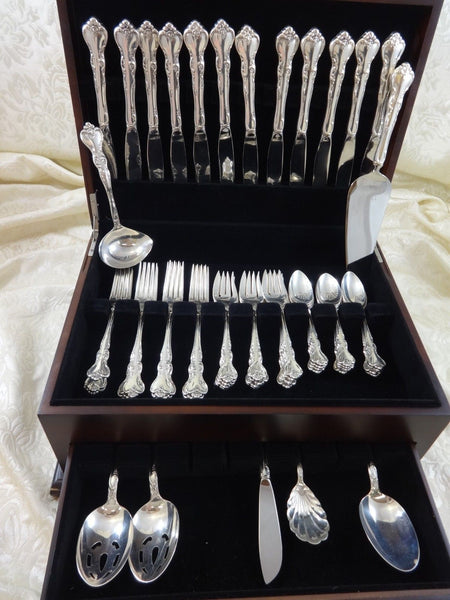 Savannah by Reed & Barton Sterling Silver Flatware Service Set 55 Pieces