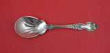 La Reine by Wallace Sterling Silver Sugar Spoon plain ribbed bowl 6 1/4"