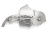 Sterling Kalo Three Leaf Medium Pin w/ Beads Handwrought by Bjarne Axness #J6832