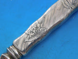 Lap Over Edge Acid Etched by Tiffany Sterling Silver Buffet Fork HH WS w/ Cicada