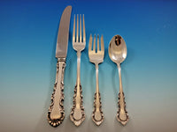 Georgian Rose by Reed and Barton Sterling Silver Flatware Set 41 Pcs Dinner Size
