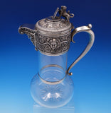 J. Grinsell & Sons English Victorian Sterling Claret Wine Decanter Pitcher #7523