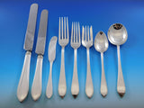 Reeded Edge by Tiffany Sterling Silver Flatware Set for 12 Service 99 pcs Dinner