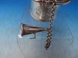 English Georgian Sterling Silver Inkwell on Tray London 1829 Joseph Argell #7315