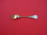 Japanese by Tiffany and Co Sterling Silver Oyster Fork GW 3-tine gold foliage 5"