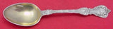 King Edward by Whiting Sterling Silver Demitasse Spoon Gold Washed 4"