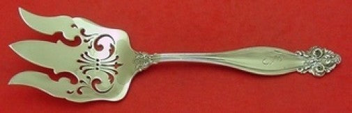 Jeanne D' Arc by International Sterling Silver Salad Serving Fork Pierced 8 7/8"