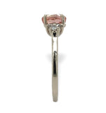 14k Gold 1.19ct Precious Genuine Natural Topaz and .17ct Diamond Ring (#J7113)