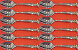 Romance of the Sea by Wallace Sterling Silver Teaspoon Set 12 pieces 6 1/8"