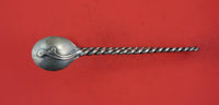 Revere by Unknown Maker Sterling Silver Ice Tong hand wrought twisted 7 1/4"
