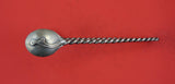 Revere by Unknown Maker Sterling Silver Ice Tong hand wrought twisted 7 1/4"