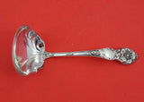 Wild Rose by Watson Sterling Silver Gravy Ladle fluted bowl 6 3/4"